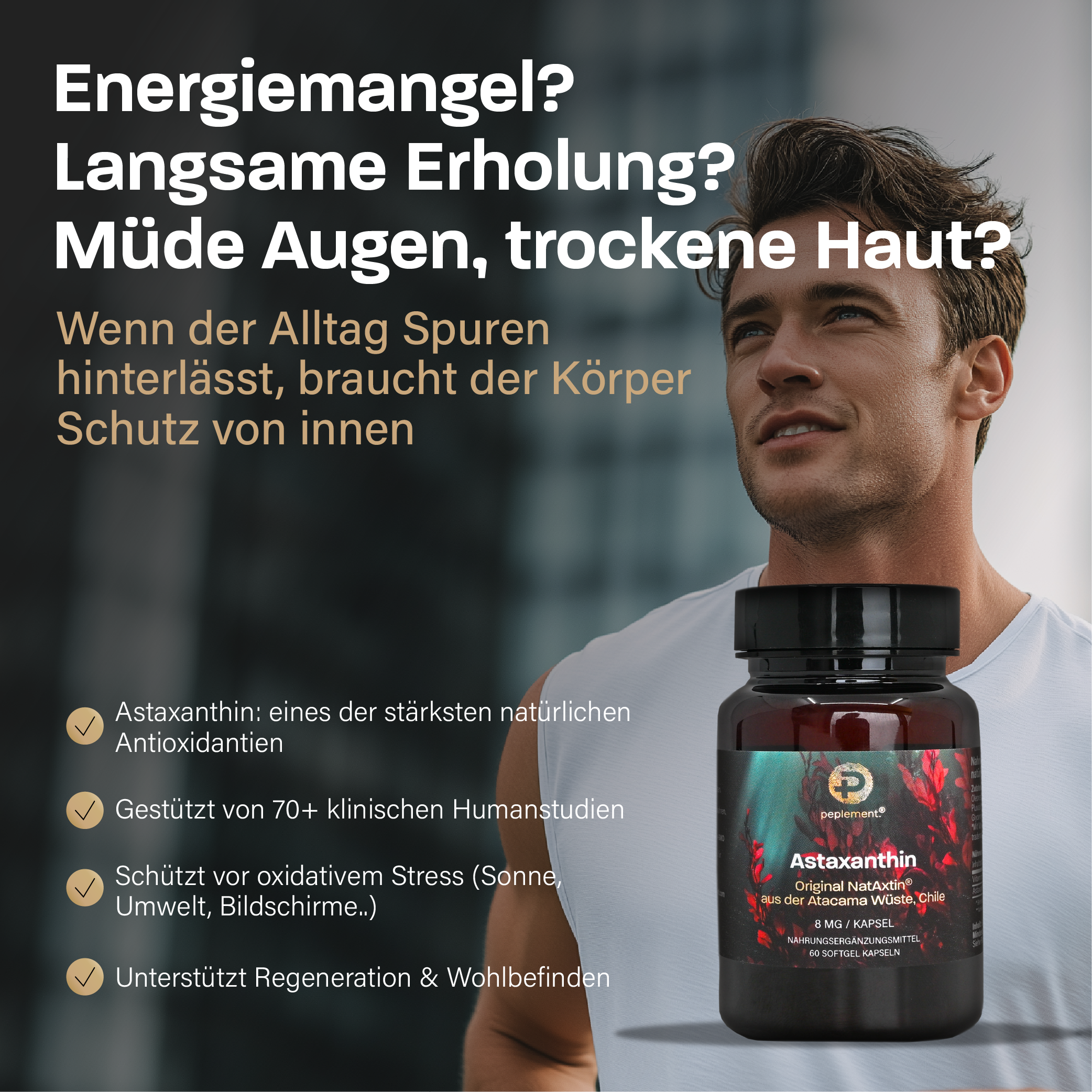 Astaxanthin Softgelkapseln 12 mg - hochdosiertes natürliches Carotinoid aus der Mikroalge