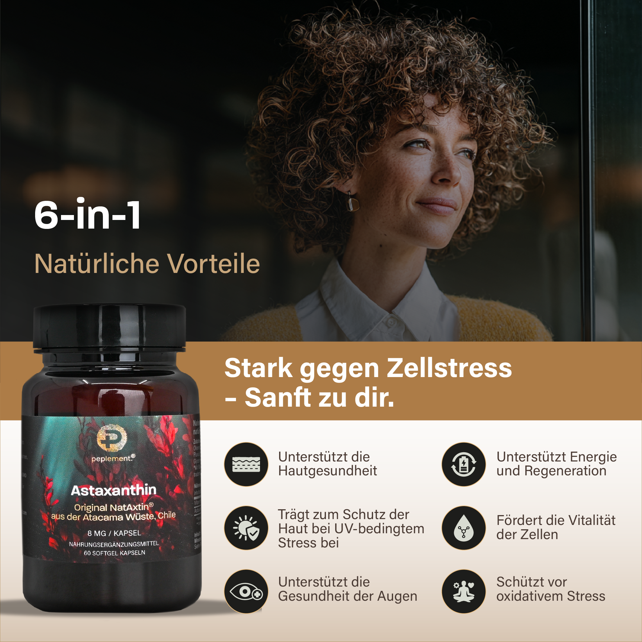 Astaxanthin Softgelkapseln 12 mg - hochdosiertes natürliches Carotinoid aus der Mikroalge