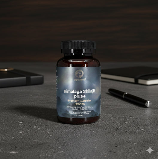 Himalaya Shilajit Gummies mit Ashwagandha, B6, B12 und Zink