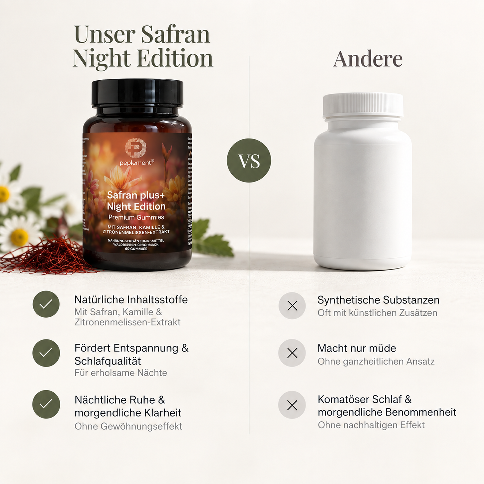 Safran plus+ Night Edition Gummies
