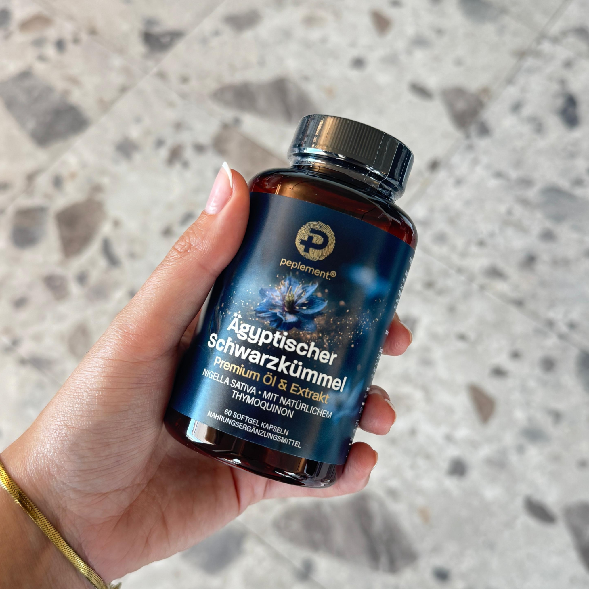 Premium Schwarzkümmelöl & Extrakt Softgel-Kapseln