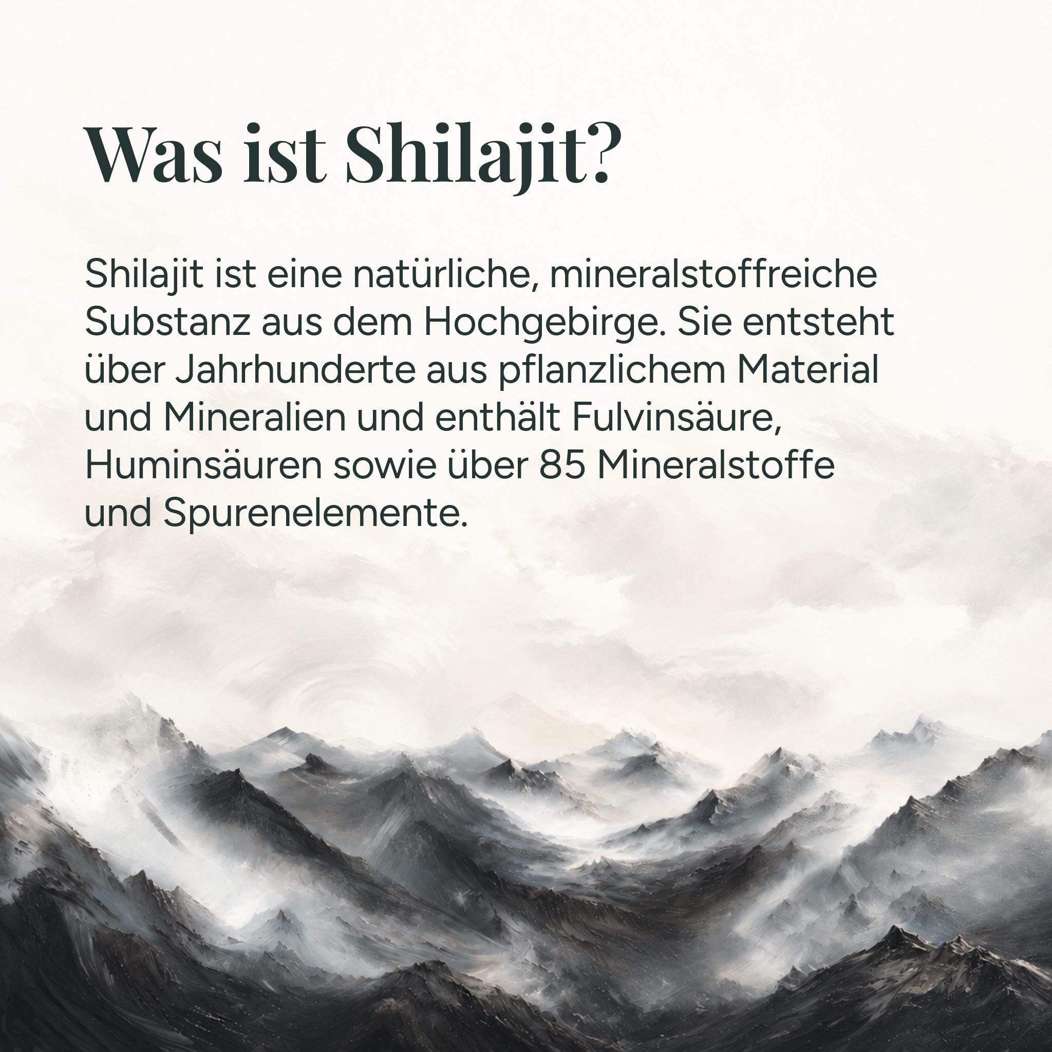 100% reines Shilajit Harz - Das Original aus dem Himalaya