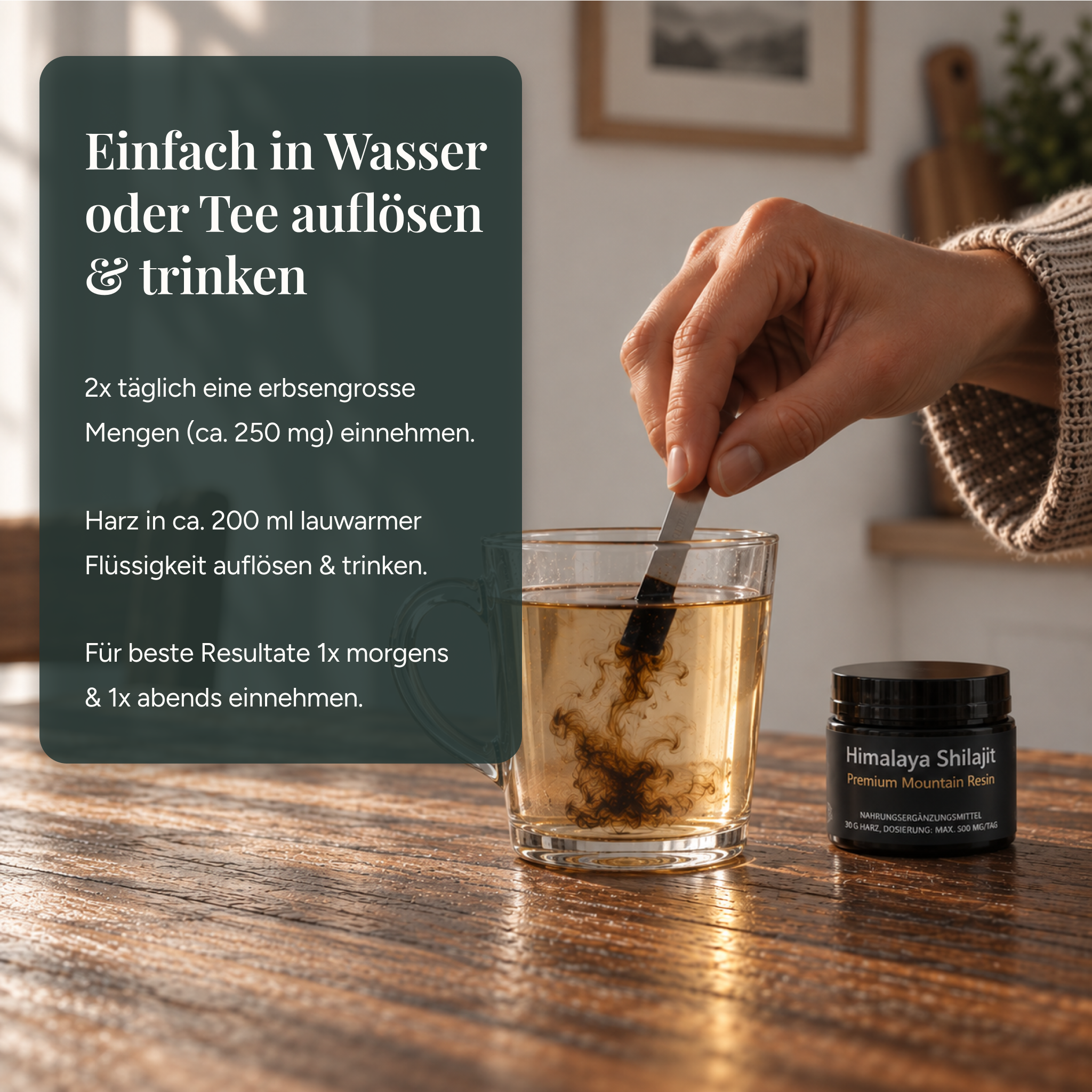100% reines Shilajit Harz - Das Original aus dem Himalaya